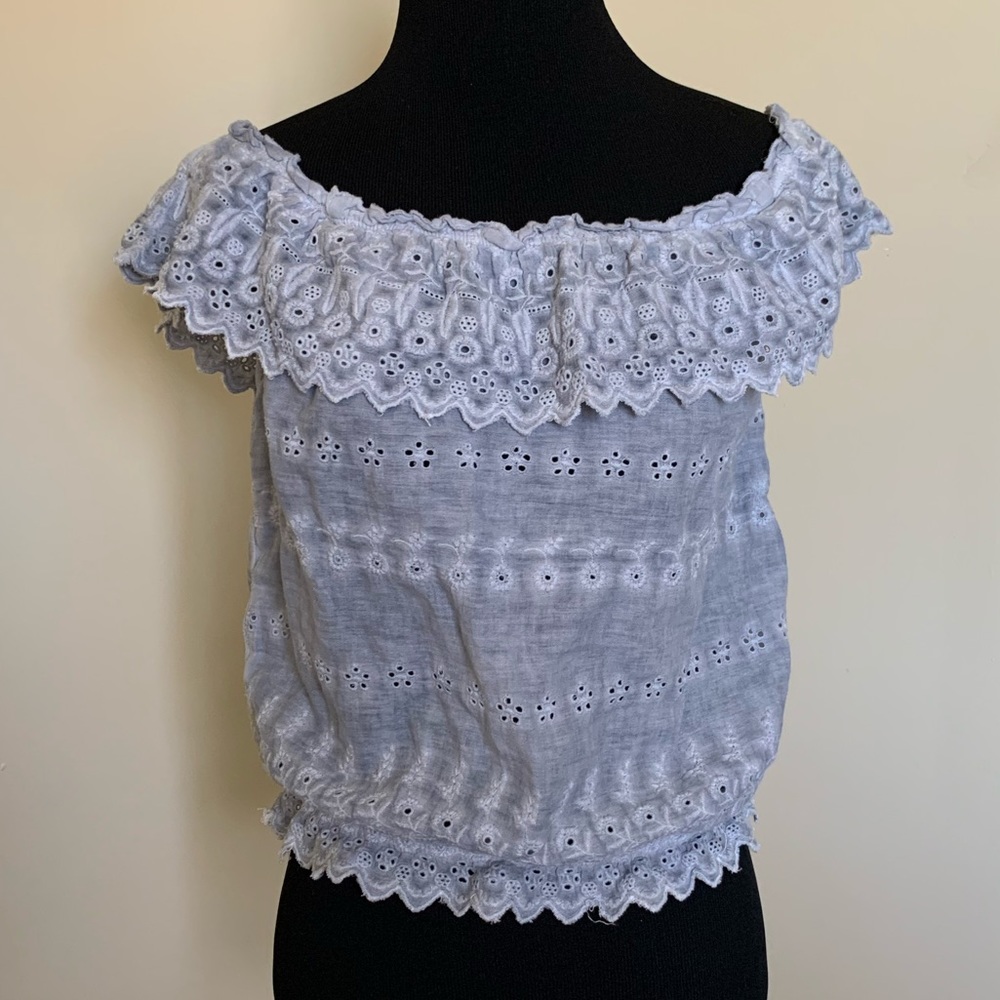 American Eagle Off The Shoulder Crop Top